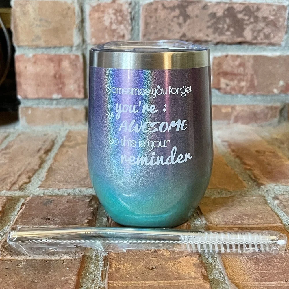 NIB “You’re Awesome” Wine Tumbler